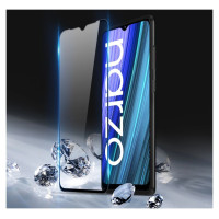 Dux Ducis 9D Tempered Glass 9H Full Screen Tempered Glass with Realme Narzo 50A frame black (case friendly)