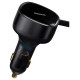 Baseus Enjoyment 2in1 car charger 30W black (CGTX000001)
