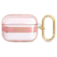 Guess GUAPHHTSP AirPods Pro cover pink/pink Strap Collection