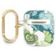 Guess GUA2HHFLN AirPods cover green/green Flower Strap Collection