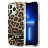 Guess GUHCP13LHSLEOW iPhone 13 Pro / 13 6.1" brown/brown hardcase Leopard