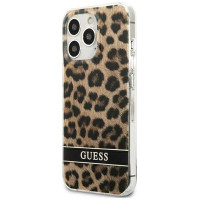 Guess GUHCP13LHSLEOW iPhone 13 Pro / 13 6.1" brown/brown hardcase Leopard