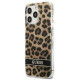 Guess GUHCP13LHSLEOW iPhone 13 Pro / 13 6.1" brown/brown hardcase Leopard