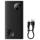 Baseus Adaman2 power bank with digital display 10000mAh 30W 2 x USB / 1x USB Type C Overseas Edition PD QC SCP black (PPAD040101)