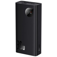 Baseus Adaman2 power bank with digital display 10000mAh 30W 2 x USB / 1x USB Type C Overseas Edition PD QC SCP black (PPAD040101)