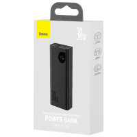 Baseus Adaman2 power bank with digital display 10000mAh 30W 2 x USB / 1x USB Type C Overseas Edition PD QC SCP black (PPAD040101)