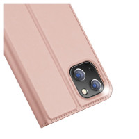 Dux Ducis Skin Pro Holster Flip Cover for iPhone 14 Plus pink