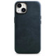 Icarer Oil Wax Premium Leather Case iPhone 14 Plus Magnetic Leather Case with MagSafe Dark Blue (WMI14220703-BU)
