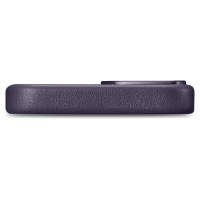 Icarer Case Leather Cover Case for iPhone 14 Plus Dark Purple (MagSafe Compatible)