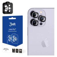 3Mk Protection Camera Glass for iPhone 14 Pro Max / 14 Pro 9H for 3mk Lens Protection Pro Series Lens - Purple