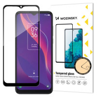 Wozinsky super tough Full Glue tempered glass full screen with frame Case Friendly TCL 306 black