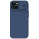 Nillkin CamShield Silky Silicone Case iPhone 14 Plus Case with Camera Protector Blue