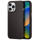 Dux Ducis Naples Case for iPhone 14 Pro Max Leather Cover (MagSafe Compatible) Dark Brown