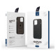 Dux Ducis Naples Case for iPhone 14 Pro Max Leather Cover (MagSafe Compatible) Dark Brown