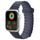 Dux Ducis Strap (Armor Version) Apple Watch Ultra, SE, 9, 8, 7, 6, 5, 4, 3, 2, 1 (49, 45, 44, 42 mm) Silicone Magnetic Band Bracelet Blue