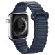 Dux Ducis Strap (Armor Version) Apple Watch Ultra, SE, 9, 8, 7, 6, 5, 4, 3, 2, 1 (49, 45, 44, 42 mm) Silicone Magnetic Band Bracelet Blue