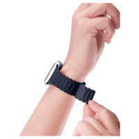 Dux Ducis Strap (Armor Version) Apple Watch Ultra, SE, 9, 8, 7, 6, 5, 4, 3, 2, 1 (49, 45, 44, 42 mm) Silicone Magnetic Band Bracelet Blue