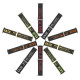 Dux Ducis Strap (Outdoor Version) Apple Watch Ultra Strap, SE, 9, 8, 7, 6, 5, 4, 3, 2, 1 (49, 45, 44, 42 mm) Nylon Band Bracelet Black/Green