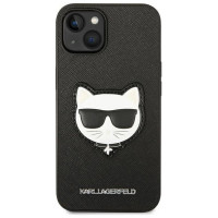 Karl Lagerfeld KLHCP14MSAPCHK iPhone 14 Plus 6,7" hardcase czarny/black Saffiano Choupette Head Patch