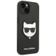 Karl Lagerfeld KLHCP14MSAPCHK iPhone 14 Plus 6,7" hardcase czarny/black Saffiano Choupette Head Patch