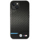 BMW Case BMW BMHCP14M22NBCK iPhone 14 Plus 6.7 "black / black Leather Carbon
