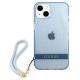 Guess GUHCP13SHTSGSB iPhone 13 mini 5,4 "blue / blue hardcase Translucent Stap
