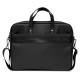 Guess Saffiano Triangle Logo bag for a 16'' laptop - black
