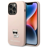 Karl Lagerfeld KLHCP14XSLCTPI iPhone 14 Pro Max 6.7 "hardcase light pink / light pink Silicone Choupette Body
