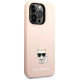 Karl Lagerfeld KLHCP14XSLCTPI iPhone 14 Pro Max 6.7 "hardcase light pink / light pink Silicone Choupette Body