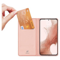 Dux Ducis Skin Pro case for Samsung Galaxy S23+ flip cover card wallet stand pink