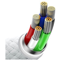 Baseus CADH000002 Lightning - USB-C PD cable 20W 480Mb/s 1m - white