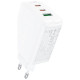 Acefast fast charger GaN (2x USB-C / USB-A) PPS / PD / QC4+ 65W white (A41)