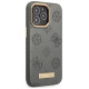 Guess GUHMP13LSAPSTG iPhone 13 Pro / 13 6.1" grey/grey hardcase Peony Logo Plate MagSafe
