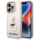 Karl Lagerfeld Ikonik Choupette case for iPhone 14 Pro Max - pink