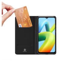 Dux Ducis Skin Pro Case for Xiaomi Redmi A1+ Flip Card Wallet Stand Black