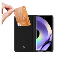 Dux Ducis Skin Pro Case for Realme 10 Pro Flip Card Wallet Stand Black