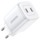 Ugreen GaN Fast Charger 2 x USB-C 45W QC PD Ugreen CD294 - White