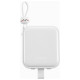 Joyroom powerbank with USB C and Lightning cables and Cutie Series stand 10000mAh 22.5W white (JR-L008)