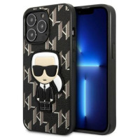 Karl Lagerfeld KLHCP13LPMNIKBK iPhone 13 Pro / 13 6.1" hardcase black/black Monogram Ikonik Patch