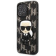Karl Lagerfeld KLHCP13LPMNIKBK iPhone 13 Pro / 13 6.1" hardcase black/black Monogram Ikonik Patch