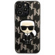 Karl Lagerfeld KLHCP13LPMNIKBK iPhone 13 Pro / 13 6.1" hardcase black/black Monogram Ikonik Patch