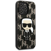 Karl Lagerfeld KLHCP13LPMNIKBK iPhone 13 Pro / 13 6.1" hardcase black/black Monogram Ikonik Patch