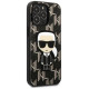 Karl Lagerfeld KLHCP13LPMNIKBK iPhone 13 Pro / 13 6.1" hardcase black/black Monogram Ikonik Patch