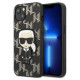 Karl Lagerfeld KLHCP13SPMNIKBK iPhone 13 mini 5.4" hardcase black/black Monogram Ikonik Patch