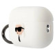 Karl Lagerfeld KLAP2RUNIKH AirPods Pro 2 cover white/white Silicone Karl Head 3D