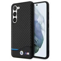 BMW Leather Carbon case for Samsung Galaxy S23+ - black