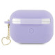 Guess GUAP2LSCHSU AirPods Pro 2 cover purple/purple Silicone Charm Heart Collection