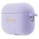 Guess GUAP2LSCHSU AirPods Pro 2 cover purple/purple Silicone Charm Heart Collection