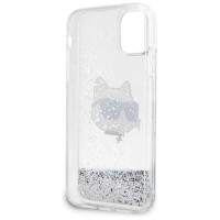 Karl Lagerfeld KLHCN61LNCHCS iPhone 11/ XR silver/silver hardcase Glitter Choupette Head
