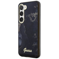 Guess GUHCS23MHTMRSK S23+ S916 black/black hardcase Golden Marble Collection